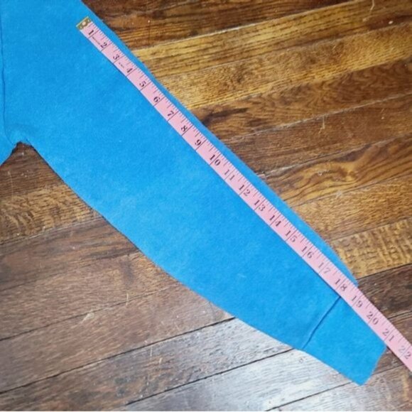 Vintage 90s Blue Sequin Kitty Cat Girly Crewneck Sweatshirt - Picture 10 of 13